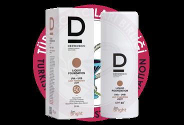 DERMOSKIN BE BRIGHT LIKIT FONDOTEN SPF 50+ LIGHT  33 ml şişe