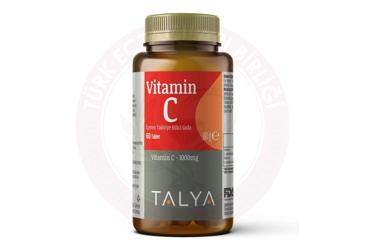 TALYA VITAMIN C ICEREN TAKVIYE EDICI GIDA  60 tablet