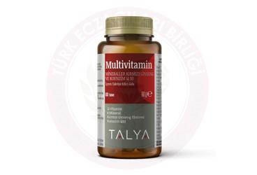 TALYA MULTIVITAMIN KIRMIZI GINSENG VE KOENZIM Q 10 ICEREN TAKVIYE EDICI GIDA  60 tablet