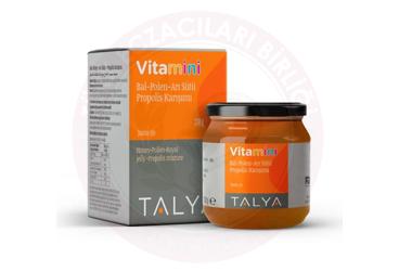 TALYA VITA MINI BAL,POLEN, ARI SUTU, PROPOLIS ICEREN TAKVIYE EDICI GIDA  230 g kavanoz