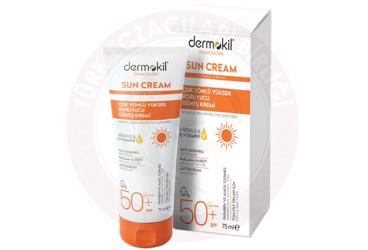 DERMOKIL COK YONLU YUKSEK KORUYUCU GUNES KREMI  75 ml tüp