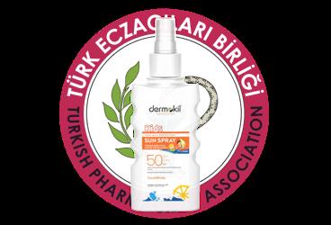 DERMOKIL KIDS SPF50+ YUZ & VUCUT GUNES SPREYI  200 ml şişe