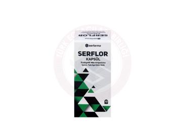 SERFARMA SERFLOR PROBIYOTIK MIKROORGANIZMA ICEREN TAKVIYE EDICI GIDA KAPSUL  10 kapsül