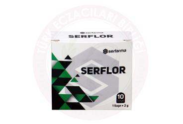 SERFARMA SERFLOR PROBIYOTIK MIKROORGANIZMA ICEREN TAKVIYE EDICI GIDA SASE  10 saşe