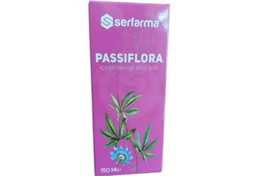 SERFARMA PASSIFLORA ICEREN TAKVIYE EDICI GIDA SURUP  150 ml şişe