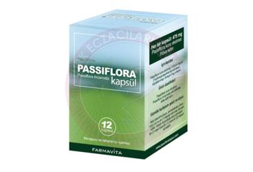 FARMAVITA PASSIFLORA KAPSUL 475 mg 12 kapsül