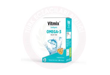 VITMIX OMEGA 3 BALIK YAGI SOFTGEL 1000 mg 60 kapsül