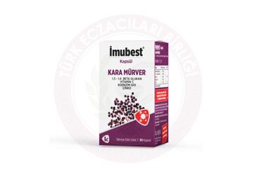 IMUBEST KARAMURVER 1,3 - 1,6 BETA GLUKAN VITAMIN C KOENZIM Q10 CINKO ICEREN TAKVIYE EDICI GIDA  30 kapsül