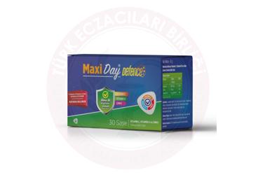 MAXI DAY DEFENCE VITAMIN C, VITAMIN D VE CINKO ICEREN TAKVIYE EDICI GIDA  30 saşe