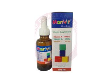 MARIVIT VITAMIN VE MINERAL ICEREN DAMLA  30 ml şişe