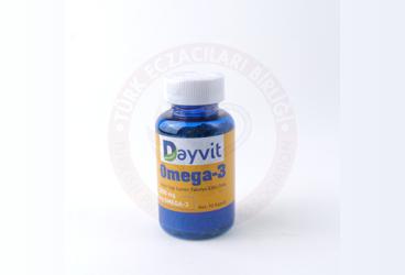 DAYVIT OMEGA 3 YETISKIN BALIK YAGI ICEREN TAKVIYE EDICI GIDA  90 kapsül