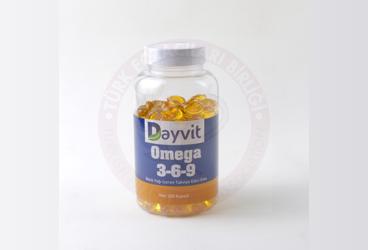 DAYVIT OMEGA 3-6-9 BALIK YAGI ICEREN TAKVIYE EDICI GIDA  200 kapsül