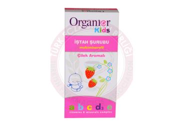 ORGANIER KIDS ISTAH SURUBU, CILEK AROMALI  200 ml şişe
