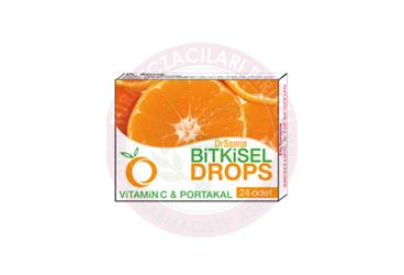 DR SENNA BITKISEL DROPS - VITAMIN C & PORTAKAL  24 pastil