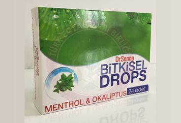 DR SENNA BITKISEL DROPS - MENTHOL & OKALIPTUS  24 pastil