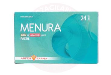 MENURA KEKIK VE CUHACICEGI ICEREN PASTIL  24 adet