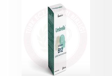 UMBRELLA VITAMIN B12 ICEREN TAKVIYE EDICI GIDA  30 tablet