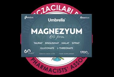 UMBRELLA MAGNEZYUM 6'LI FORM TAKVIYE EDICI GIDA TABLET  60 tablet