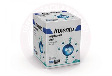 INXENTA MAGNEZYUM SITRAT ICEREN TAKVIYE EDICI GIDA  20 saşe