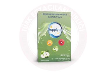 SUPPLYTE ELEKTROLIT TOZU YESIL ELMA AROMALI  8x12 g saşe