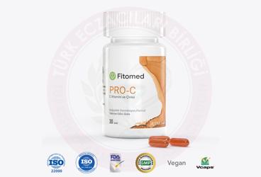 FITOMED PRO-C C VITAMINI VE CINKO ICEREN TAKVIYE EDICI GIDA  30 kapsül