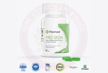 FITOMED PRO-MUN KEKIK VE MEYAN KOKU EKSTRESI, C VITAMINI VE CINKO ICEREN TAKVIYE EDICI GIDA  60 kapsül