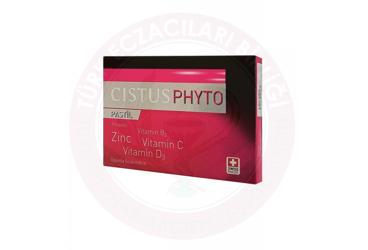 CISTUS PHYTO PROPOLIS, VITAMIN C, VITAMIN D3, VITAMIN B12 VE CINKO ICEREN PASTIL  12 pastil