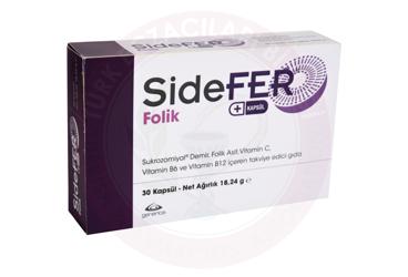 SIDEFER FOLIK KAPSUL  30 kapsül