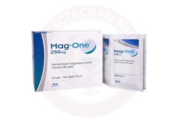 MAG-ONE SUKROZOMIYAL MAGNEZYUM ICEREN TAKVIYE EDICI GIDA  20 saşe