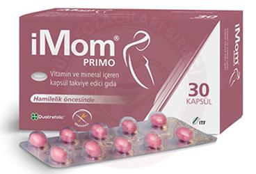 IMOM PRIMO VITAMIN VE MINERAL ICEREN TAKVIYE EDICI GIDA  30 kapsül