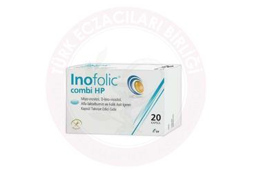 INOFOLIC COMBI HP TAKVIYE EDICI GIDA KAPSUL  20 kapsül