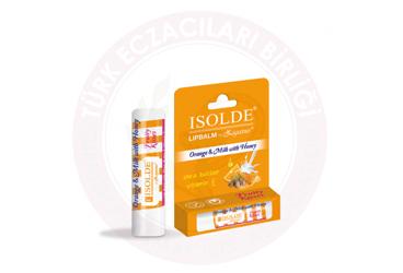 ZIGAVUS PORTAKAL, BAL, SUT AROMALI DUDAK KORUYUCU BALM  1 adet
