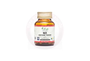 AFYE H.T. HAWTHORN - TURMERIC TAKVIYE EDICI GIDA BITKISEL KAPSUL  60 kapsül