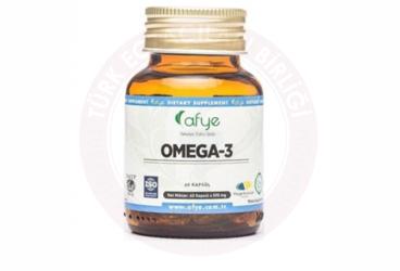 AFYE OMEGA 3 TAKVIYE EDICI GIDA KAPSUL  60 kapsül