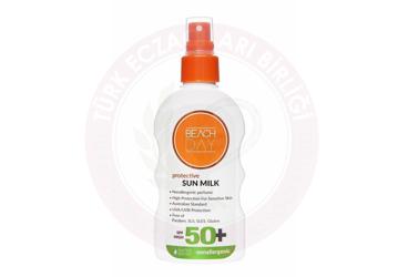 BEACH DAY PROTECTIVE SUN MILK SPF50  150 ml şişe