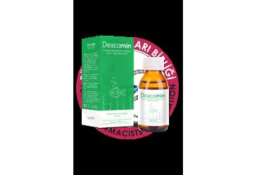 DEACOMIN OMEGA-3 MULTIVITAMIN VE MINERAL ICEREN TAKVIYE EDICI GIDA  150 ml şişe