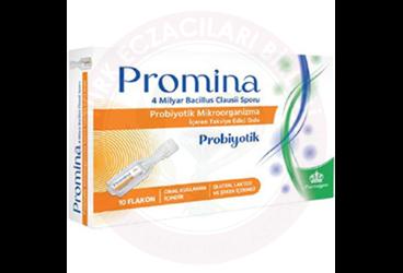 PROMINA PROBIYOTIK MIKROORGANIZMA ICEREN TAKVIYE EDICI GIDA FLAKON  10x5 ml flakon