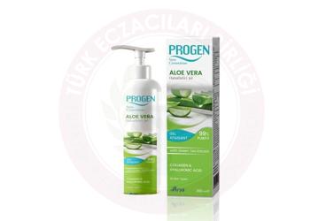 PROGEN ALOE VERA COLLAGEN & HYALURONIK ASIT RAHATLATICI JEL  200 ml şişe