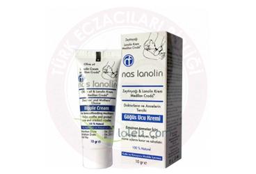 NASFARMA LANOLIN GOGUS UCU KREMI  10 gr tüp