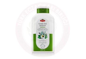 OTACI 10 BITKI OZLU CANLI PARLAK SACLAR ICIN SAMPUAN  400 ml