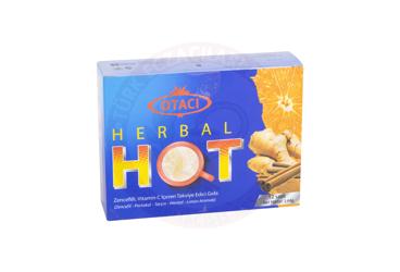 OTACI HERBAL HOT ZENCEFILLI, VITAMIN C ICEREN TAKVIYE EDICI GIDA  12 saşe