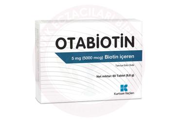 OTABIOTIN BIOTIN ICEREN TAKVIYE EDICI GIDA  60 tablet
