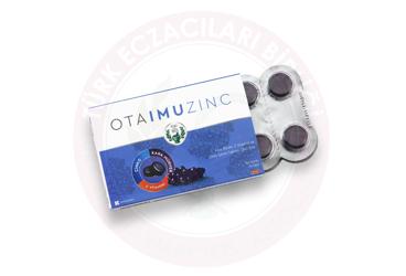 OTAIMUZINC KARA MURVER, C VITAMINI VE CINKO ICEREN TAKVIYE EDICI GIDA  16 pastil