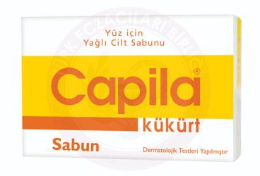 CAPILA KUKURT YUZ ICIN SIVILCE VE AKNEYE KARSI SABUN  90 gr kutu
