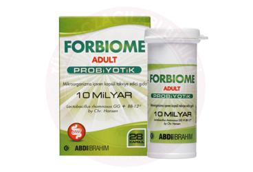 FORBIOME ADULT PROBIYOTIK MIKROORGANIZMA ICEREN TAKVIYE EDICI GIDA  28 kapsül