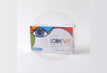 LOOKVIT BALIK YAGI, LUTEIN, ZEAKSANTIN VE RESVERATROL ICEREN TAKVIYE EDICI GIDA  30 kapsül