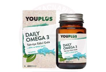 YOUPLUS DAILY OMEGA-3 KAPSUL  30 kapsül