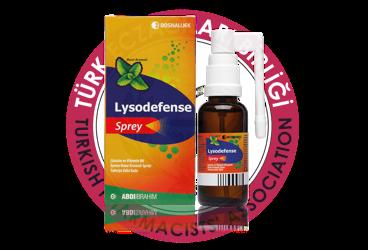 LYSODEFENSE LIZOZIM VE VITAMIN B6 ICEREN NANE AROMALI TAKVIYE EDICI SPREY  30 ml şişe