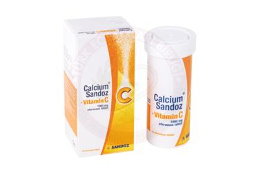 CALCIUM - SANDOZ VITAMIN C EFERVESAN TABLET  10 tablet