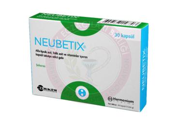 NEUBETIX ALFA LIPOIK ASIT, FOLIK ASIT VE VITAMINLER ICEREN KAPSUL  30 kapsül